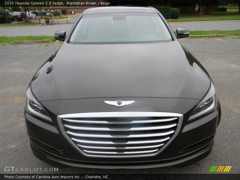 Manhattan Brown / Beige 2015 Hyundai Genesis 3.8 Sedan
