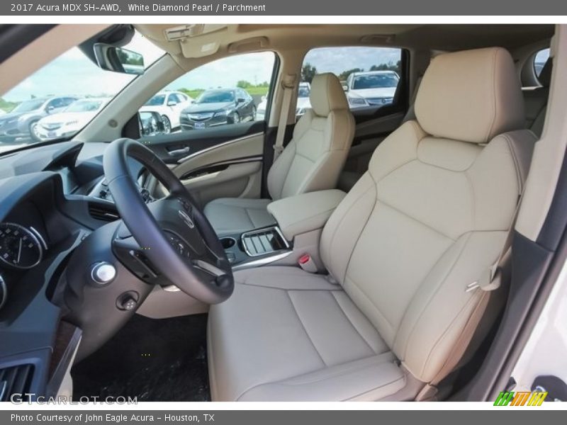 White Diamond Pearl / Parchment 2017 Acura MDX SH-AWD