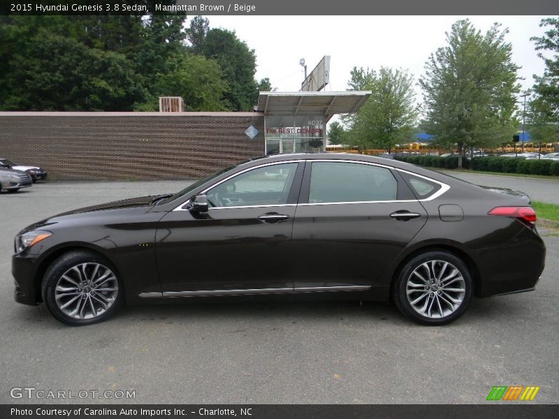 Manhattan Brown / Beige 2015 Hyundai Genesis 3.8 Sedan