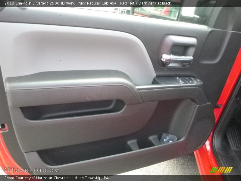 Red Hot / Dark Ash/Jet Black 2018 Chevrolet Silverado 2500HD Work Truck Regular Cab 4x4
