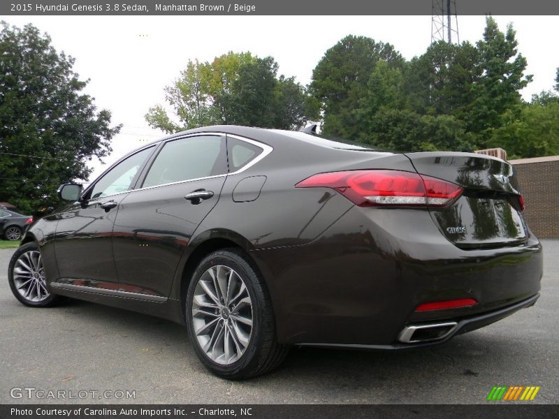 Manhattan Brown / Beige 2015 Hyundai Genesis 3.8 Sedan