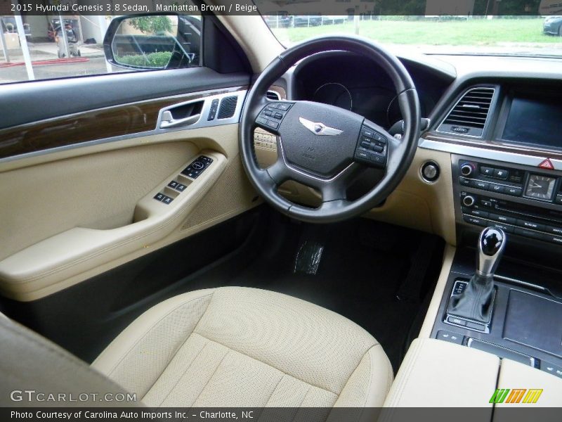 Manhattan Brown / Beige 2015 Hyundai Genesis 3.8 Sedan