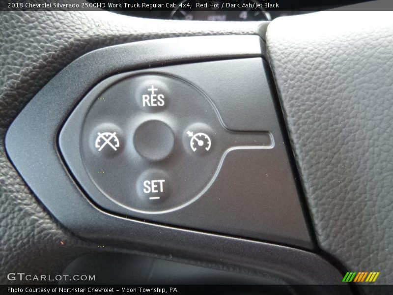 Red Hot / Dark Ash/Jet Black 2018 Chevrolet Silverado 2500HD Work Truck Regular Cab 4x4