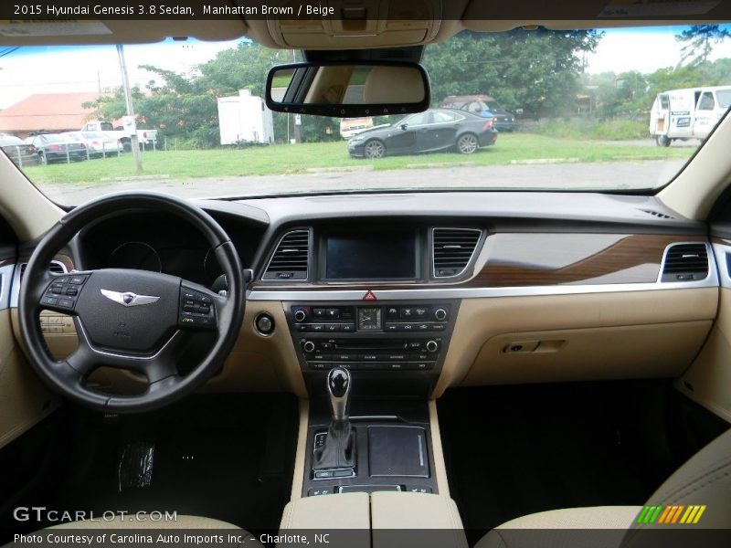 Manhattan Brown / Beige 2015 Hyundai Genesis 3.8 Sedan