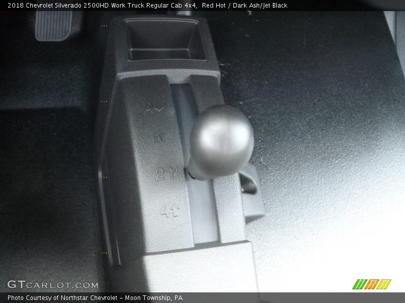 Red Hot / Dark Ash/Jet Black 2018 Chevrolet Silverado 2500HD Work Truck Regular Cab 4x4