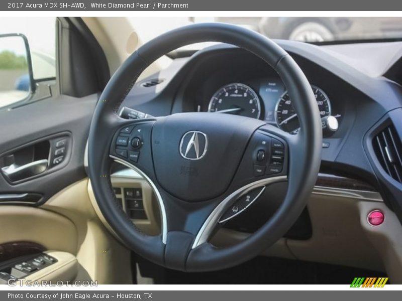 White Diamond Pearl / Parchment 2017 Acura MDX SH-AWD