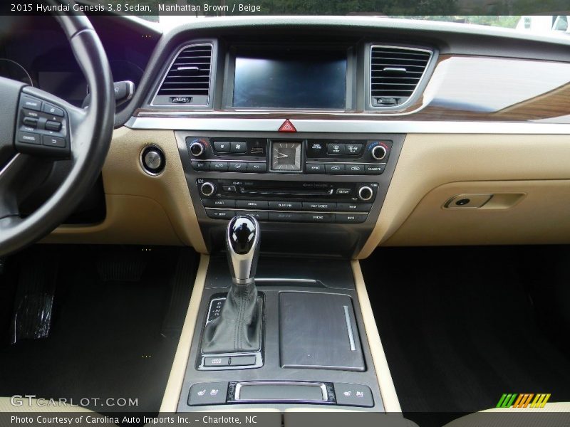 Manhattan Brown / Beige 2015 Hyundai Genesis 3.8 Sedan