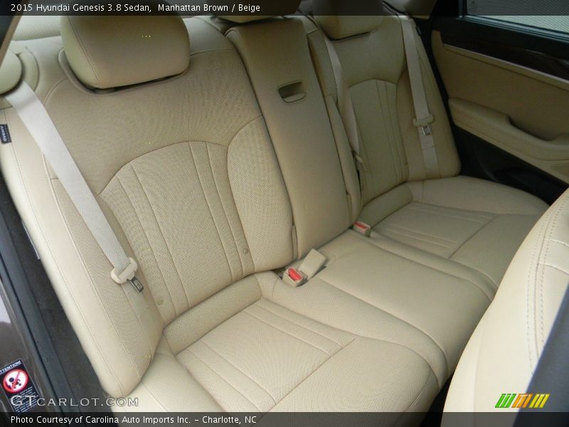 Manhattan Brown / Beige 2015 Hyundai Genesis 3.8 Sedan