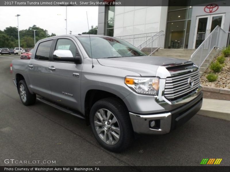 Silver Sky Metallic / Black 2017 Toyota Tundra Limited CrewMax 4x4