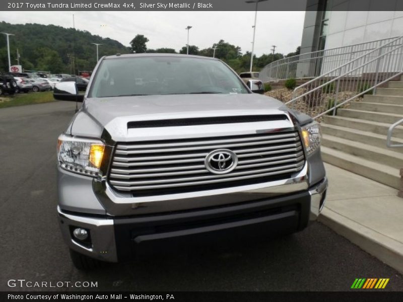 Silver Sky Metallic / Black 2017 Toyota Tundra Limited CrewMax 4x4