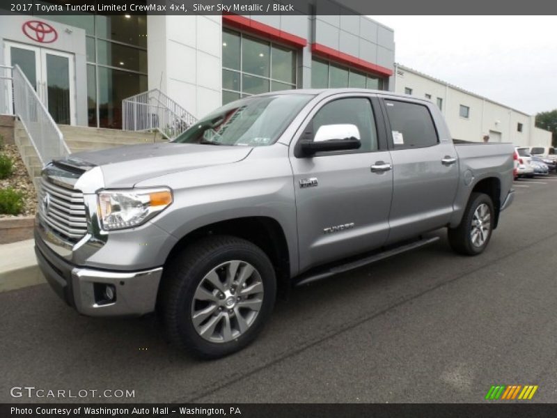 Silver Sky Metallic / Black 2017 Toyota Tundra Limited CrewMax 4x4