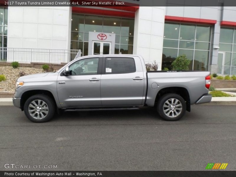 Silver Sky Metallic / Black 2017 Toyota Tundra Limited CrewMax 4x4
