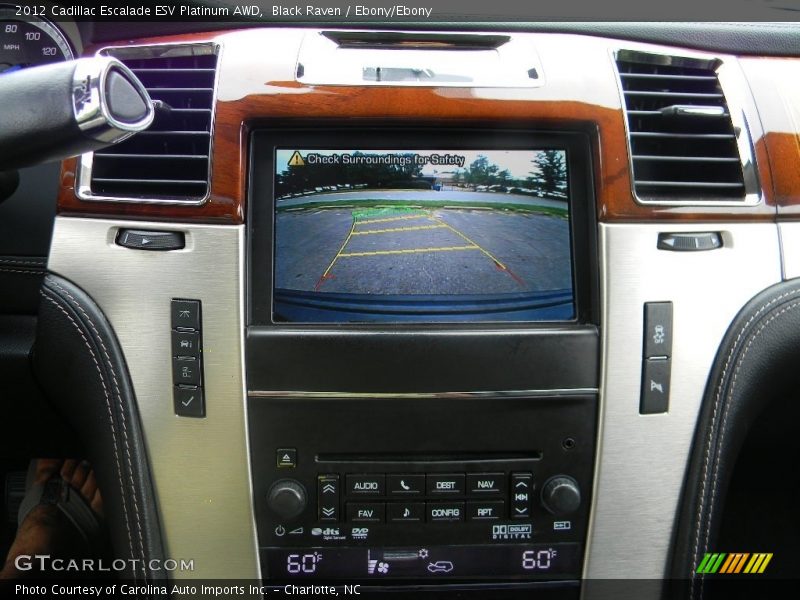 Black Raven / Ebony/Ebony 2012 Cadillac Escalade ESV Platinum AWD