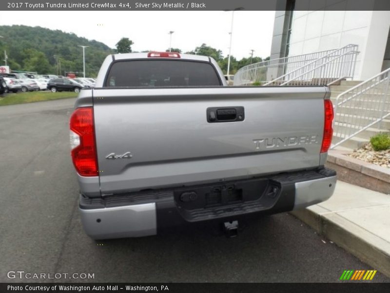 Silver Sky Metallic / Black 2017 Toyota Tundra Limited CrewMax 4x4