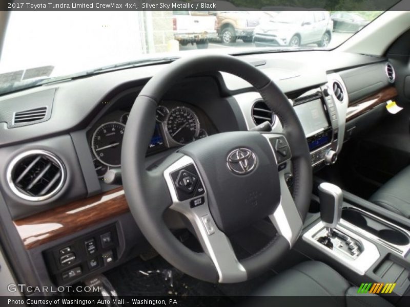 Silver Sky Metallic / Black 2017 Toyota Tundra Limited CrewMax 4x4