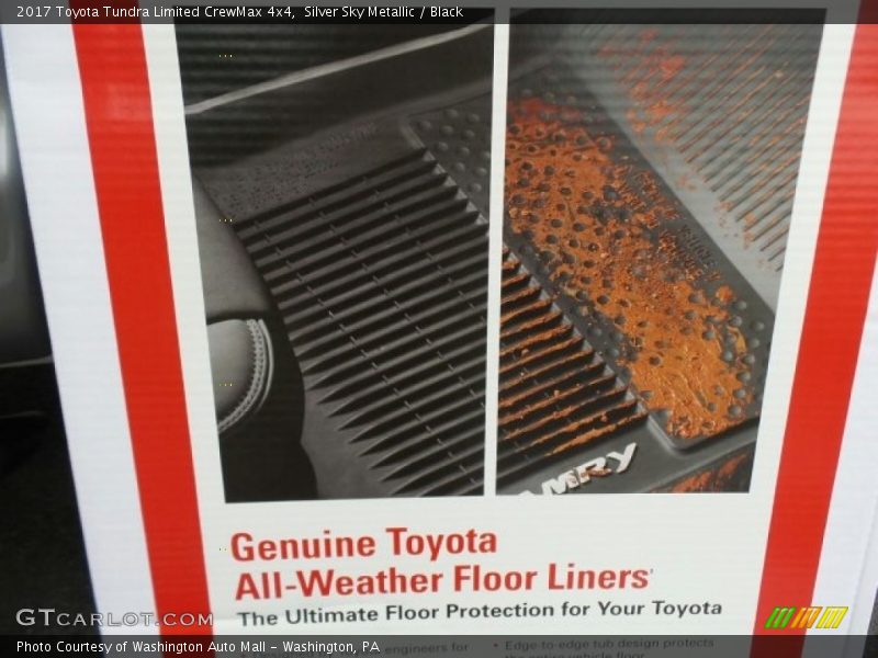 Silver Sky Metallic / Black 2017 Toyota Tundra Limited CrewMax 4x4