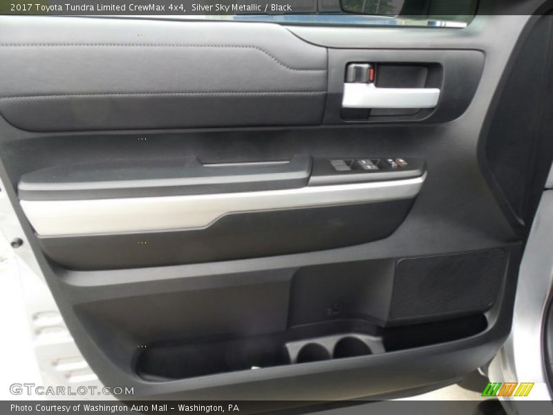 Silver Sky Metallic / Black 2017 Toyota Tundra Limited CrewMax 4x4