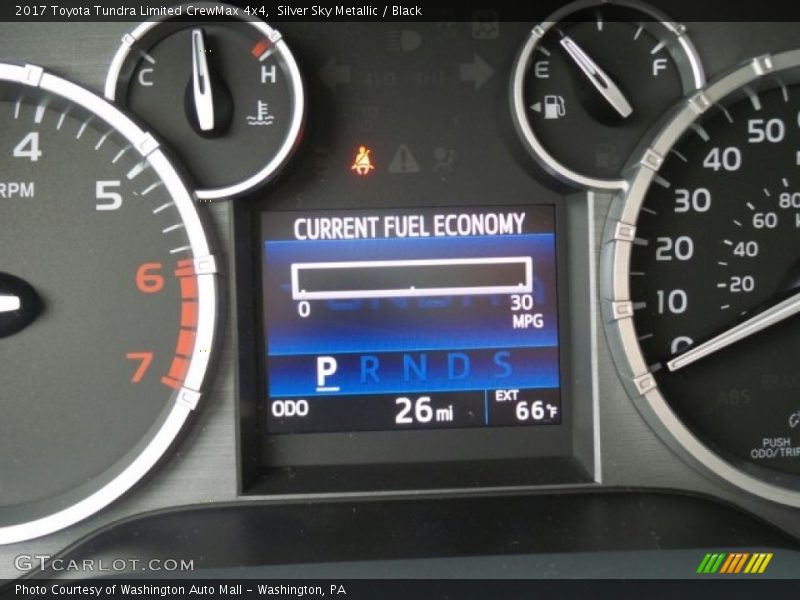 Silver Sky Metallic / Black 2017 Toyota Tundra Limited CrewMax 4x4