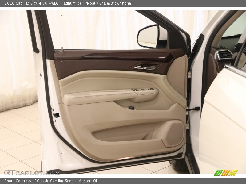 Platinum Ice Tricoat / Shale/Brownstone 2010 Cadillac SRX 4 V6 AWD