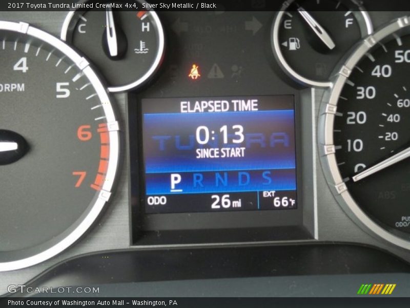 Silver Sky Metallic / Black 2017 Toyota Tundra Limited CrewMax 4x4