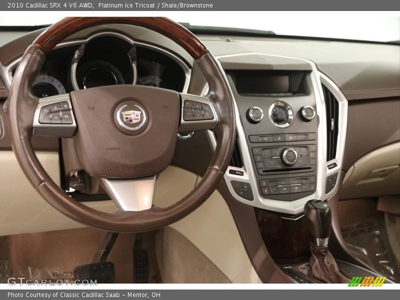 Platinum Ice Tricoat / Shale/Brownstone 2010 Cadillac SRX 4 V6 AWD