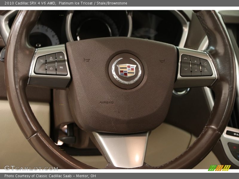 Platinum Ice Tricoat / Shale/Brownstone 2010 Cadillac SRX 4 V6 AWD