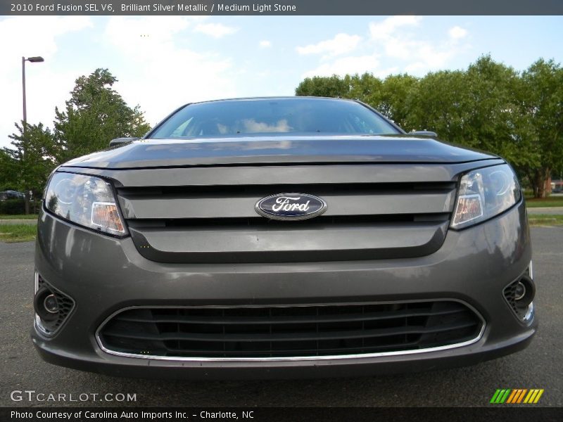 Brilliant Silver Metallic / Medium Light Stone 2010 Ford Fusion SEL V6