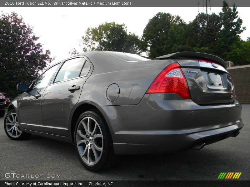 Brilliant Silver Metallic / Medium Light Stone 2010 Ford Fusion SEL V6
