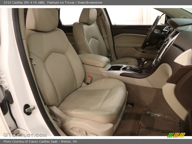 Platinum Ice Tricoat / Shale/Brownstone 2010 Cadillac SRX 4 V6 AWD