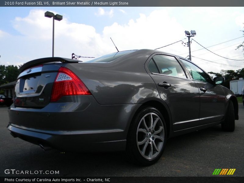 Brilliant Silver Metallic / Medium Light Stone 2010 Ford Fusion SEL V6