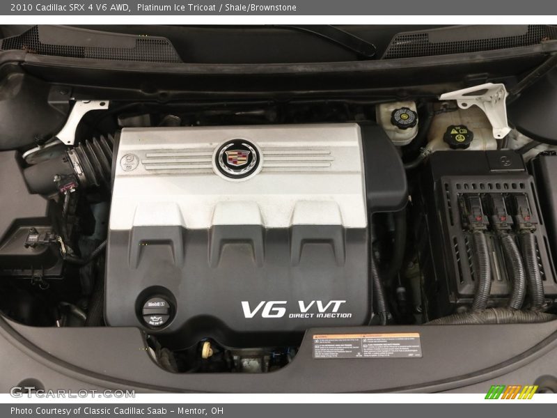 Platinum Ice Tricoat / Shale/Brownstone 2010 Cadillac SRX 4 V6 AWD