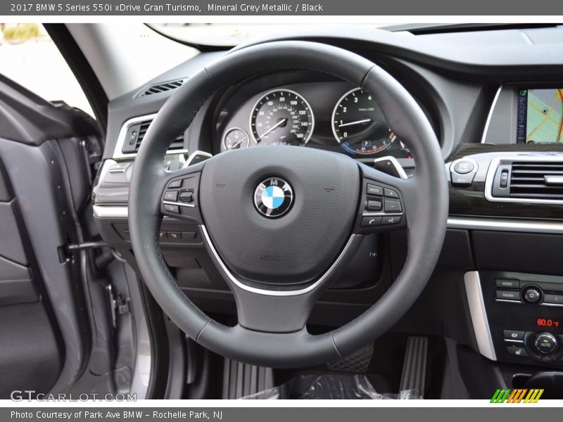 Mineral Grey Metallic / Black 2017 BMW 5 Series 550i xDrive Gran Turismo