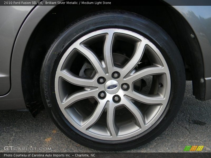 Brilliant Silver Metallic / Medium Light Stone 2010 Ford Fusion SEL V6