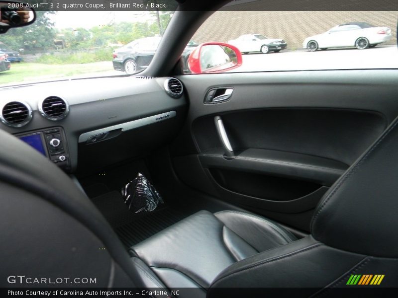 Brilliant Red / Black 2008 Audi TT 3.2 quattro Coupe