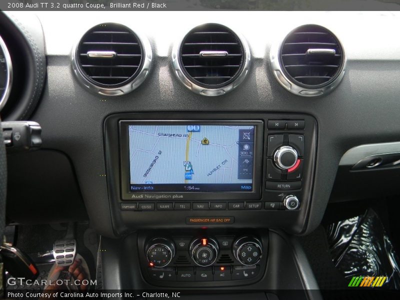 Brilliant Red / Black 2008 Audi TT 3.2 quattro Coupe