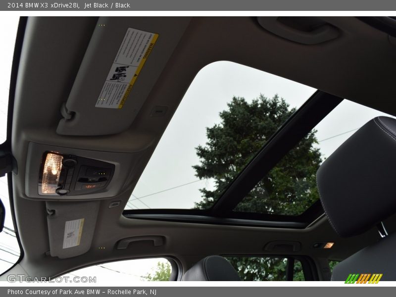 Jet Black / Black 2014 BMW X3 xDrive28i