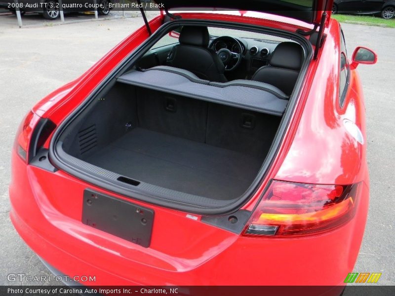 Brilliant Red / Black 2008 Audi TT 3.2 quattro Coupe