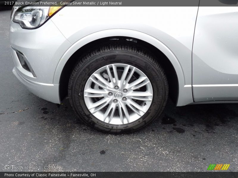 Galaxy Silver Metallic / Light Neutral 2017 Buick Envision Preferred