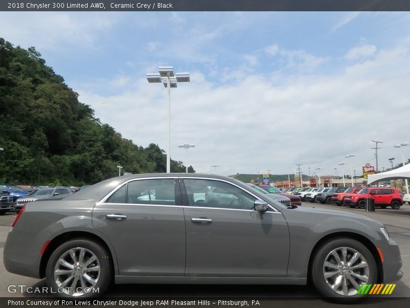 Ceramic Grey / Black 2018 Chrysler 300 Limited AWD