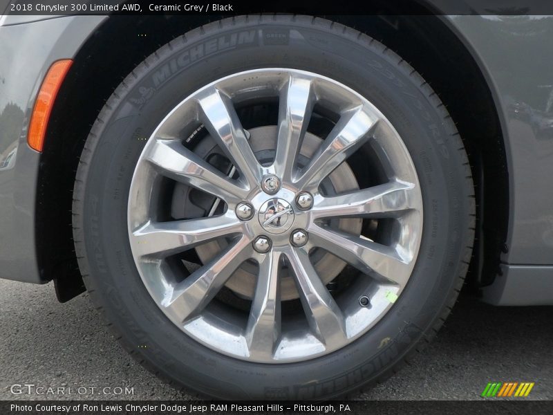 Ceramic Grey / Black 2018 Chrysler 300 Limited AWD