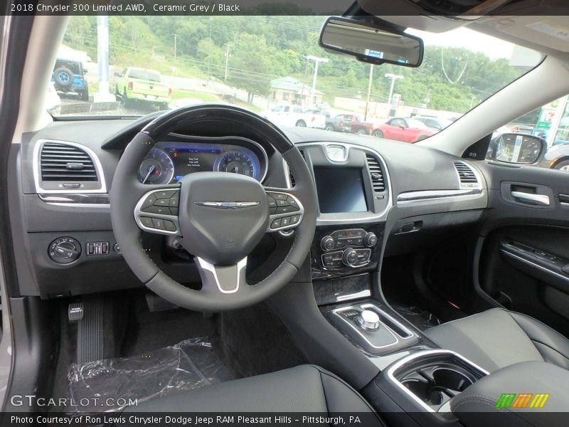 Ceramic Grey / Black 2018 Chrysler 300 Limited AWD