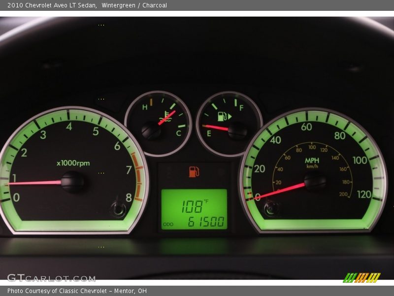 Wintergreen / Charcoal 2010 Chevrolet Aveo LT Sedan