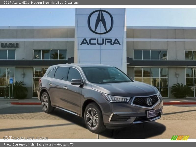 Modern Steel Metallic / Graystone 2017 Acura MDX