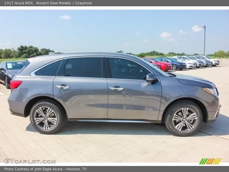 Modern Steel Metallic / Graystone 2017 Acura MDX