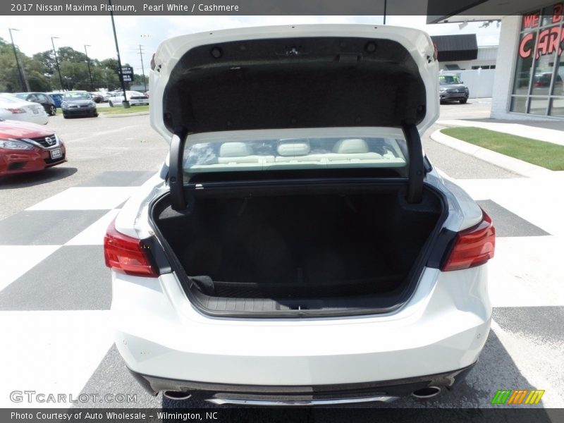 Pearl White / Cashmere 2017 Nissan Maxima Platinum