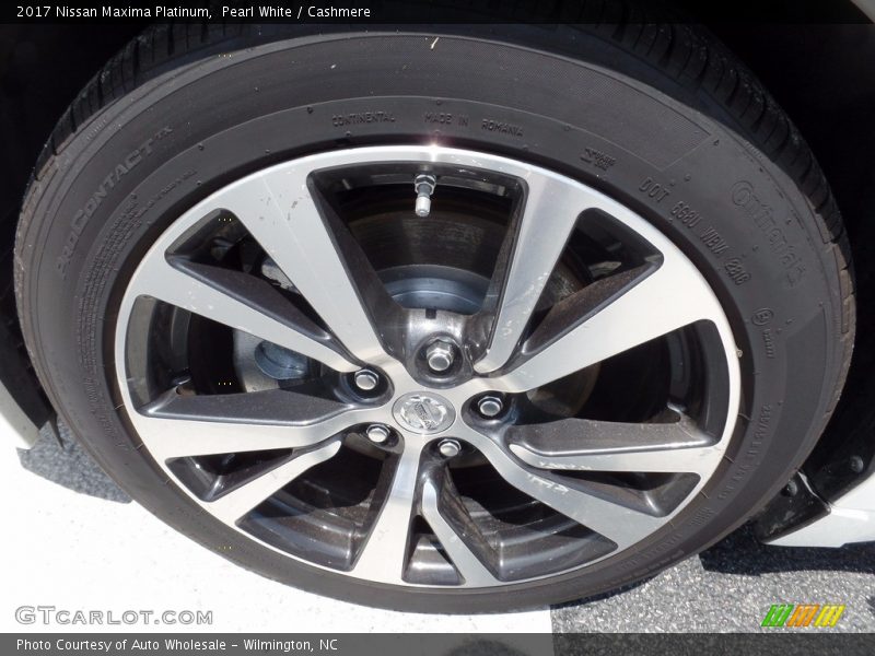 Pearl White / Cashmere 2017 Nissan Maxima Platinum