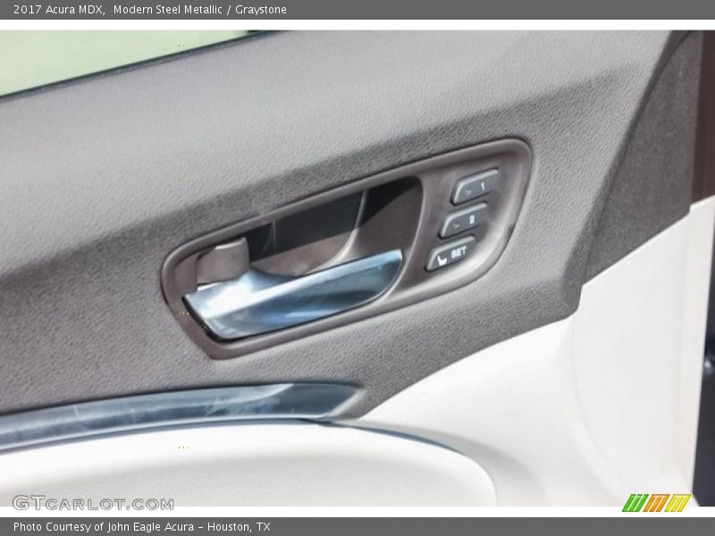 Modern Steel Metallic / Graystone 2017 Acura MDX
