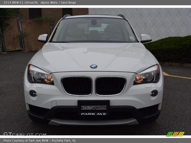 Alpine White / Sand Beige 2014 BMW X1 xDrive28i