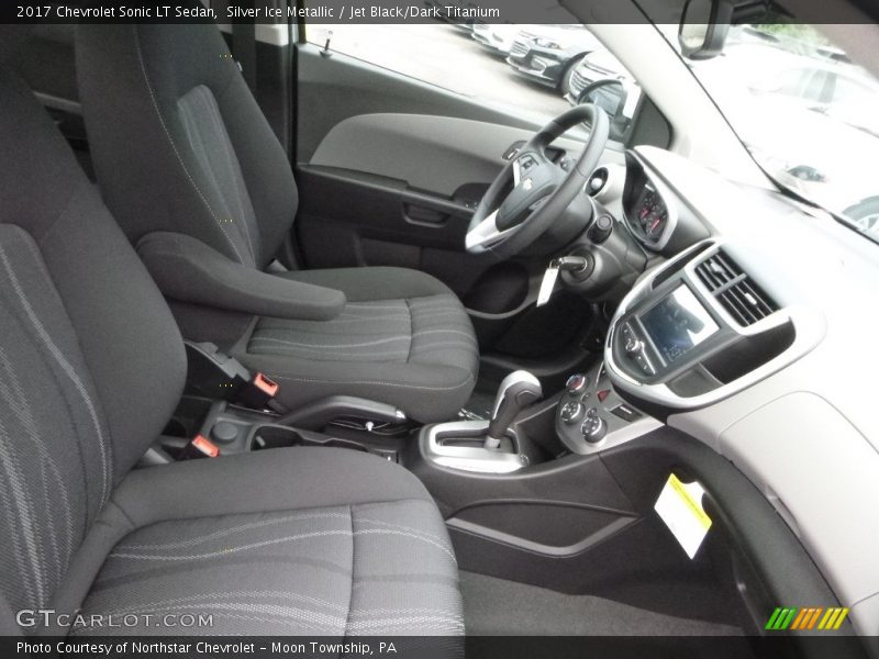 Silver Ice Metallic / Jet Black/Dark Titanium 2017 Chevrolet Sonic LT Sedan