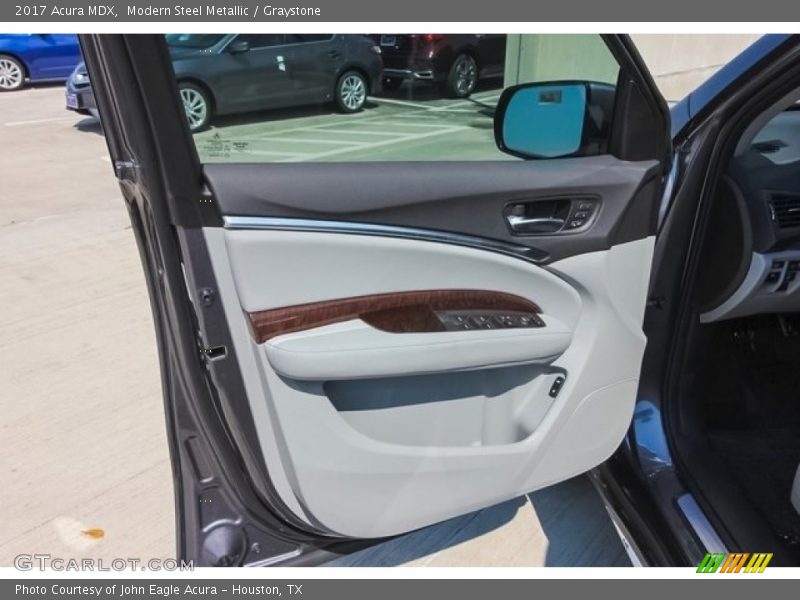 Modern Steel Metallic / Graystone 2017 Acura MDX